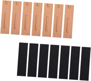 IMIKEYA 40Pcs Kraft Paper Pencil Bag Set - Stylish Storage Holders for Pens and School Supplies, Assorted Color, 15.50X4.00X0.20CM, Casual