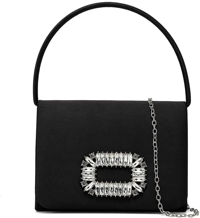 Ins with Diamond Dinner Bag Small Square Bag Crossbody bag Wedding Party Dress Clutch bag Stylish studio bag