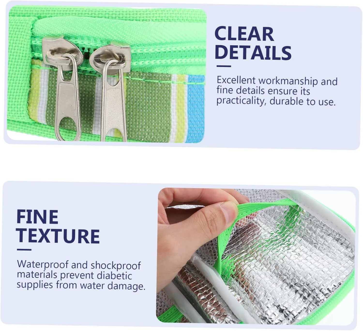 Insulation Bag for Travel Portable Cooler Medicine Case Compact Medical Storage Handbag Suitcase Friendly