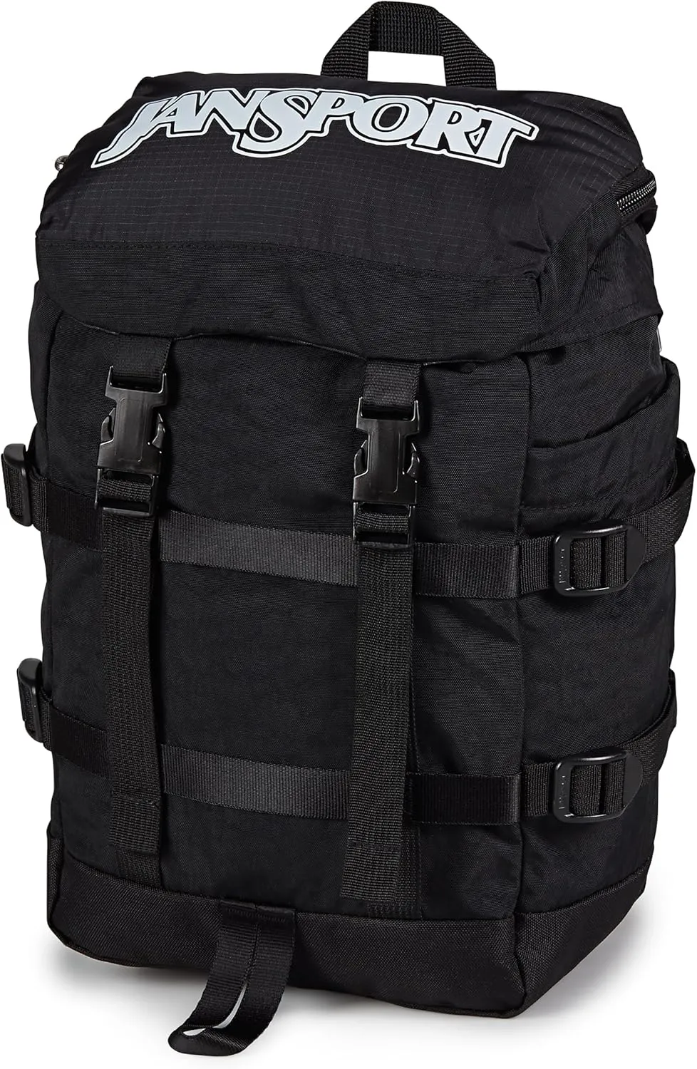 JanSport Mini Skip Pack  Compact Backpack with Main Compartment, Side Water Bottle Pocket, and Zippered Accessory Pocket, Black
