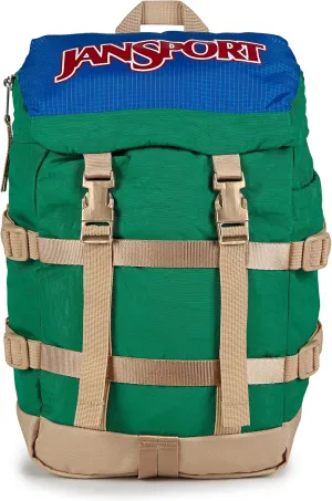 JanSport Mini Skip Pack  Compact Backpack with Main Compartment, Side Water Bottle Pocket, and Zippered Accessory Pocket, Jelly Kelly