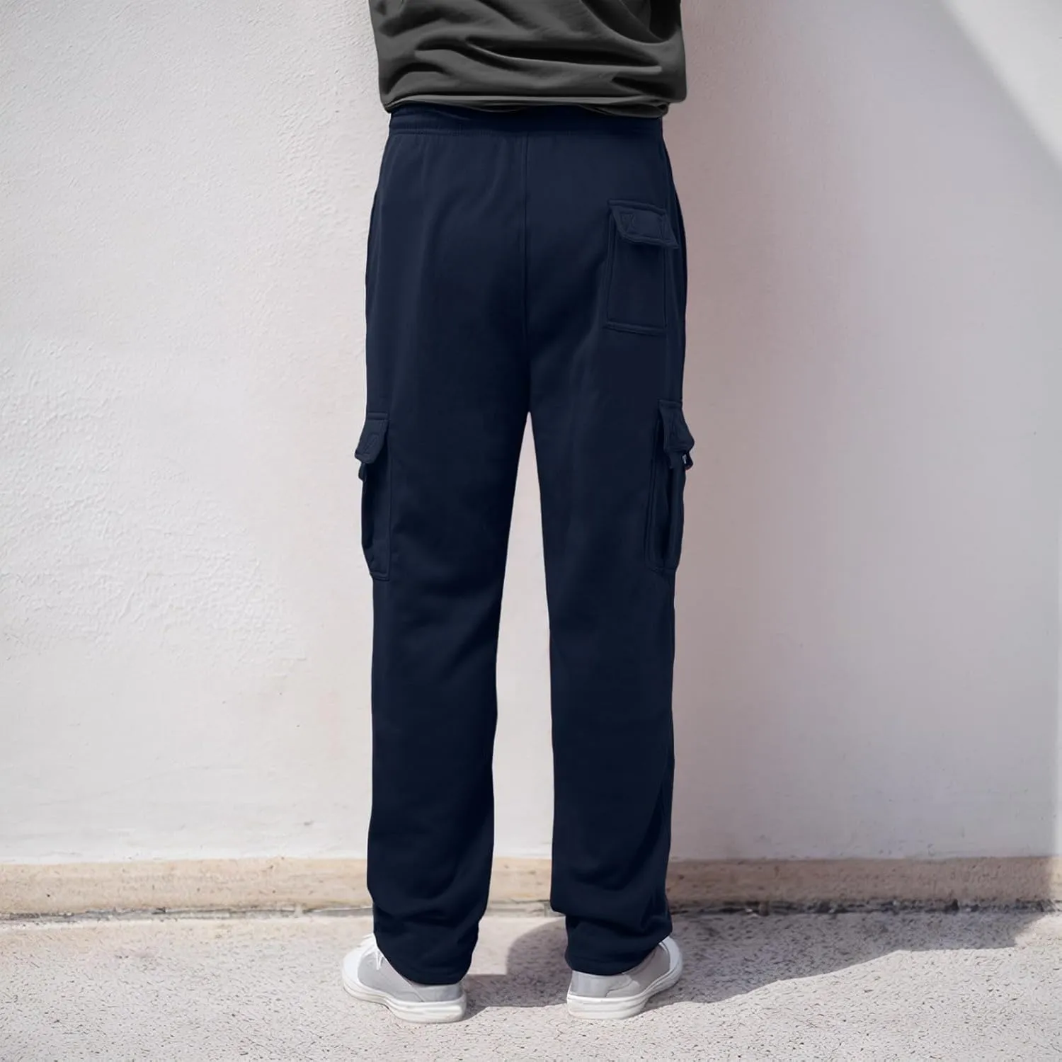 Joggers for Men Casual Solid Pants Leggings Trousers Tooling Multi-Pocket Men's Color Men's Pants Slim Fit Track