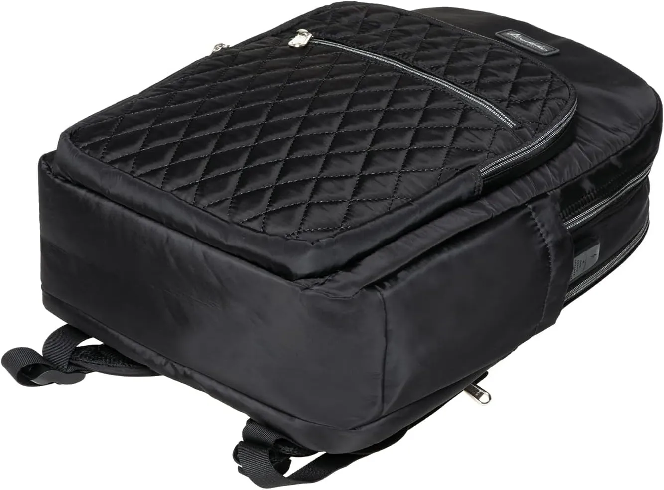 KAUKKO Women Laptop Backpacks for 14" Notebook Casual Computer Bag Stylish Pattern Daypack for Work Travel Business 27BLACK,11.8L