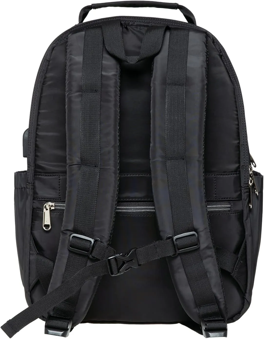 KAUKKO Women Laptop Backpacks for 14" Notebook Casual Computer Bag Stylish Pattern Daypack for Work Travel Business 27BLACK,11.8L
