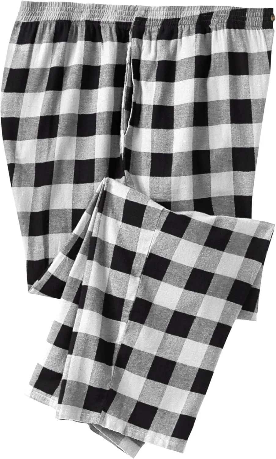 KingSize Men's Big & Tall Flannel Plaid Pajama Pants