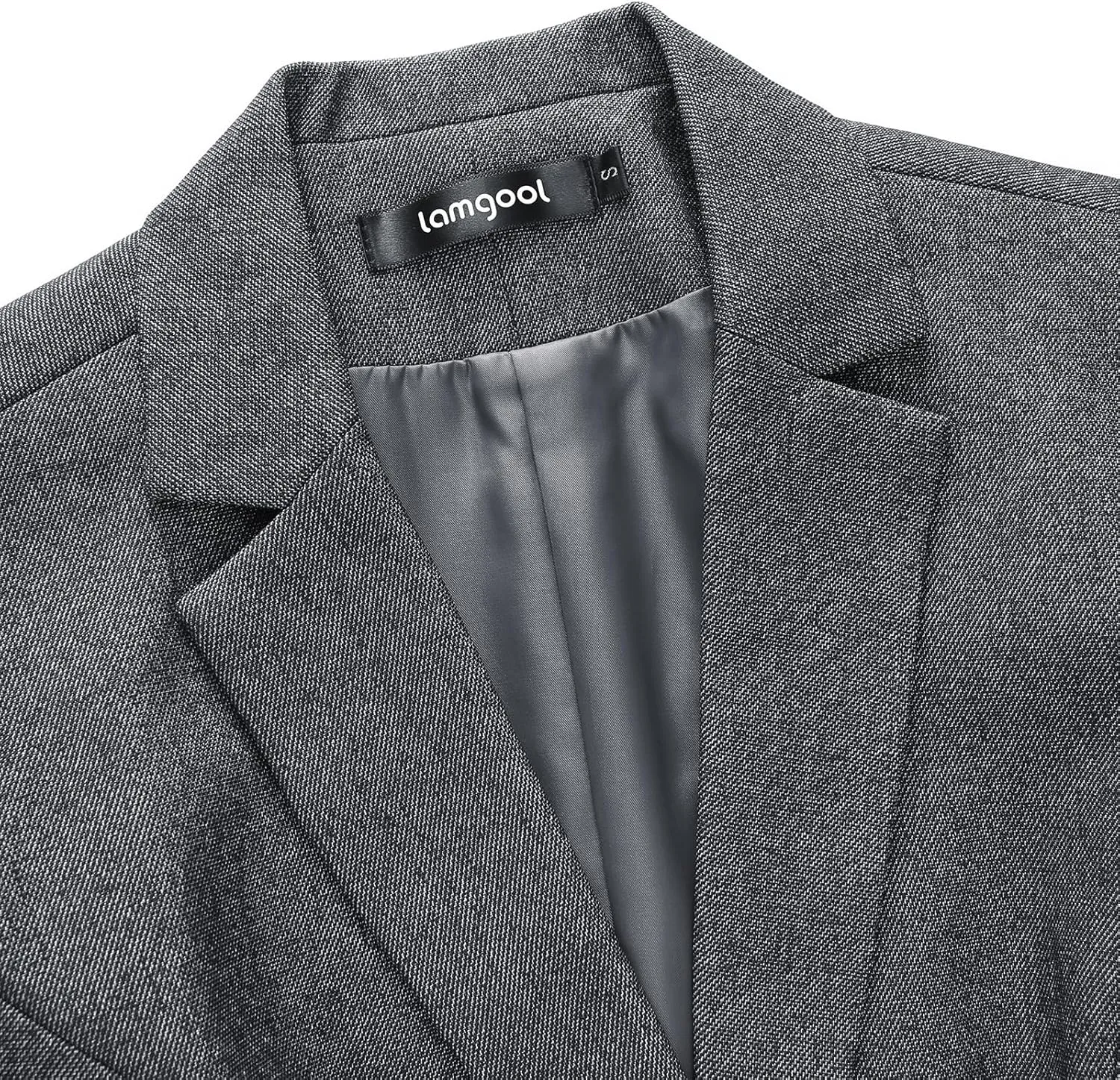 Lamgool Women's 2 Piece Business Suit Single Breasted Blazer Pant Set Slim Fit for Work Office Daily Wear