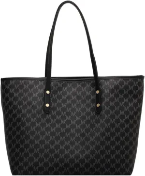 Large Plaid Tote Bag for Women - Stylish Leather Zipper Handbag & Shoulder Purse for Casual Commuting (Brown)