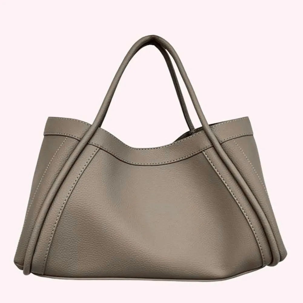 Large Vegan Leather Work Tote Bag for Women | Stylish Commuting Bag with Small Purse for Handmade Leather Shoulder Bags