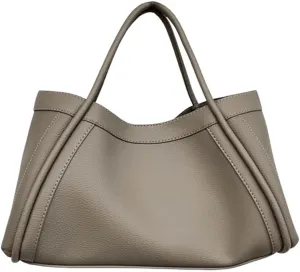Large Vegan Leather Work Tote Bag for Women | Stylish Commuting Bag with Small Purse for Handmade Leather Shoulder Bags