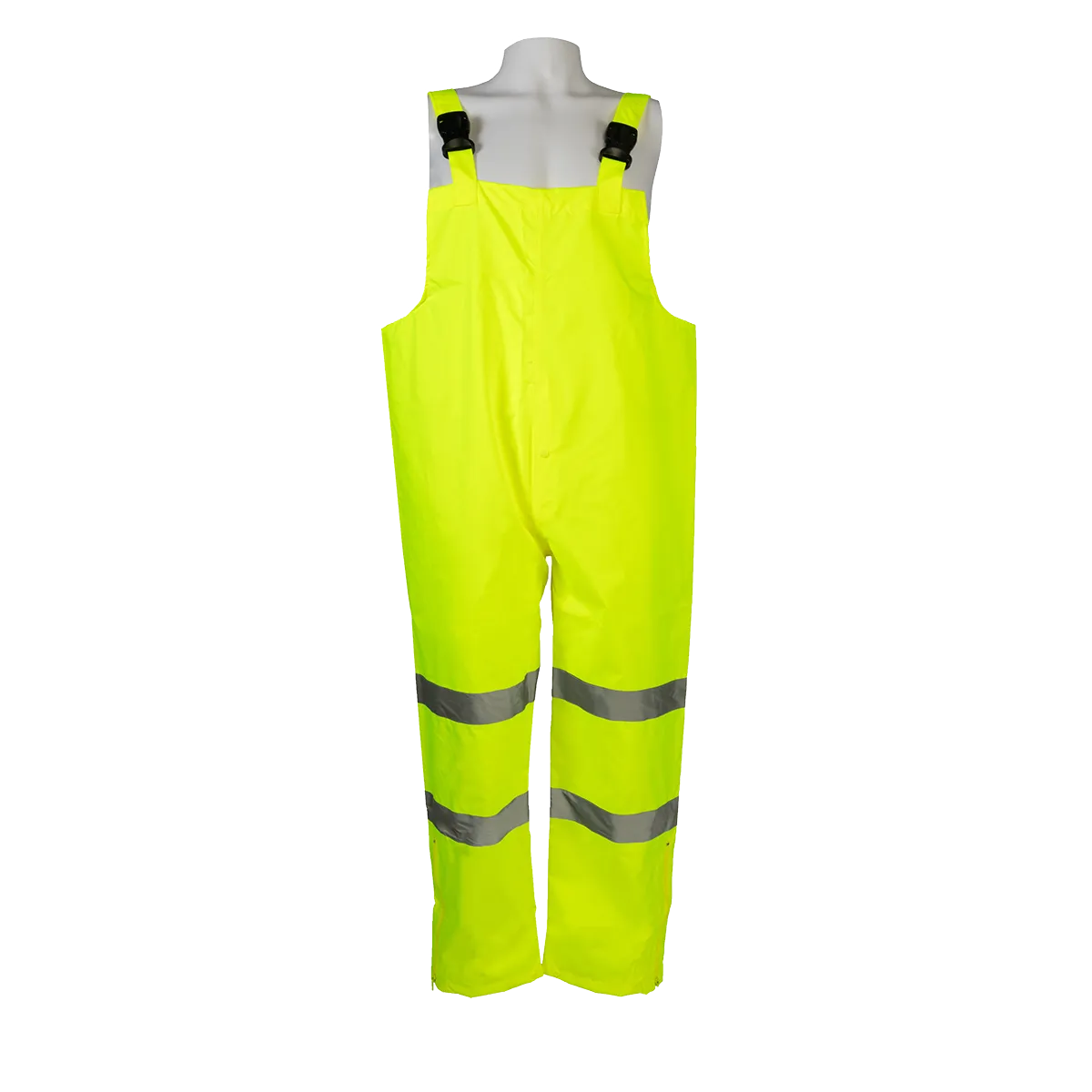 LBIP-CE ANSI/ISEA 107-2020 Class E High-Vis Lime Waterproof Rain Bib Pants