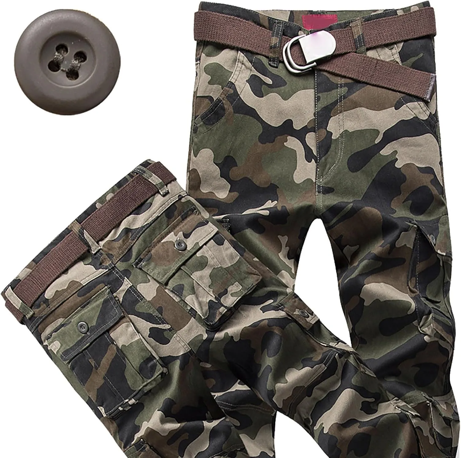 LCMTWX Baggy Jeans Men Men Elastic Drawstring Cotton Pants Waist Waist Mid Casual Solid Men's Casual Pants Jogger Pants Men