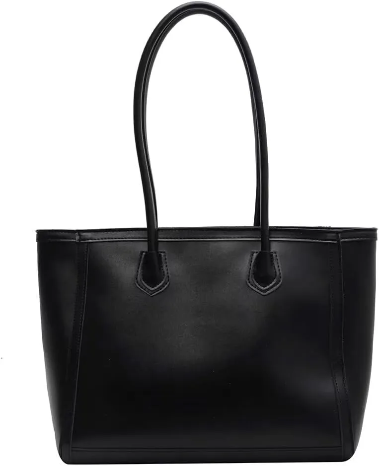 Leather Tote Bag for Women Stylish Shoulder Handbag Large Capacity Tote Purse Casual Work Bag Waterproof Shopping Bag