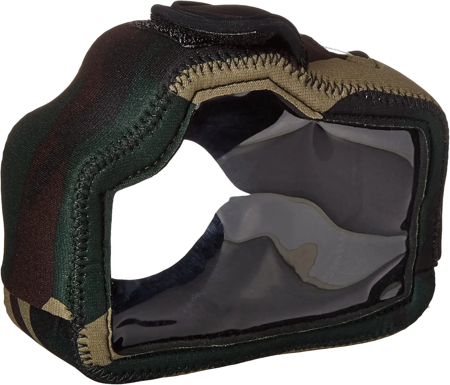 LensCoat BodyGuard Compact CB camouflage neoprene protection camera body bag case (Clear Back) (Forest Green Camo)