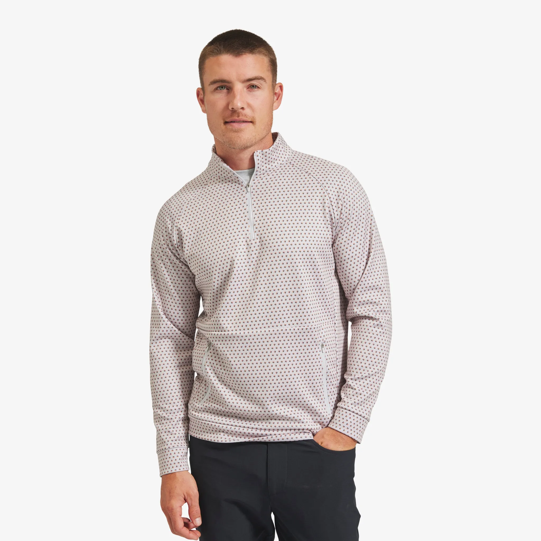 Light Gray Geo Print