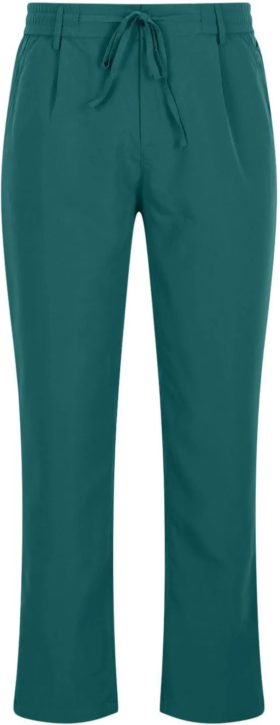 Lightweight Casual Pants for Men Classic Hiking Pants Tapered Work Pants Stretch Khaki Pants Pants with Ribbon