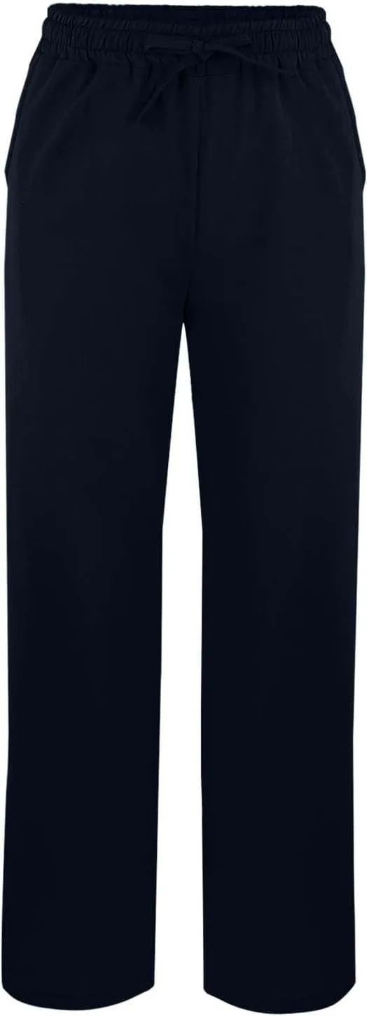 Linen Pants for Women 2025 Summer High Waist Elastic Straight Leg Pant Casual Loose Lightweight Beach Trousers