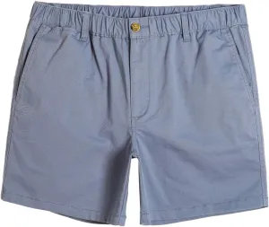 maamgic Men's Classic-fit 5.5" Cotton Casual Shorts Elastic Waistband with Multi-Pocket Daily Wear Walking Summer Outfit