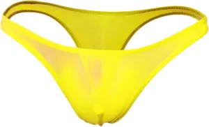 Male Stripper Underwear Daily Wear, Sports, Fitness, Stage Performances, Lingerie Parties Valentine's Day, New Year, Christmas, Romantic Anniversaries, or Birthdays Mens Leather Shorts Yellow