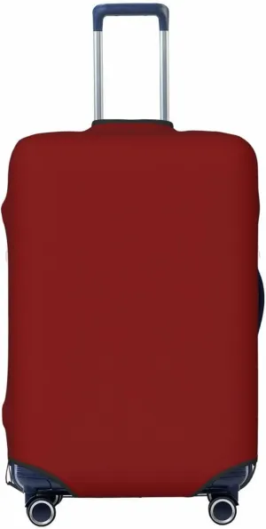 Maroon Luggage Cover Washable Elasticated Luggage Covers for Suitcase tsa Approved Stylish Dust and Scratch Resistant Luggage Case Protector for Kids and Adults