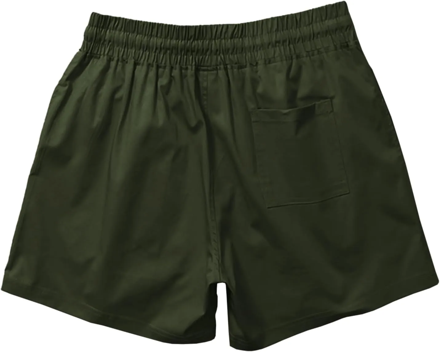 Mens 5" Shorts Cotton Casual Classic Fit Elastic Waist Summer Daily Wear Workout Short