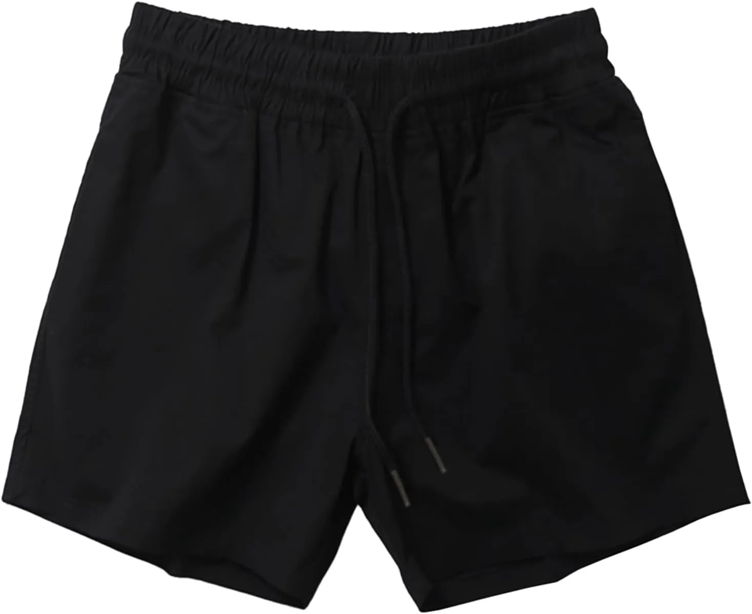 Mens 5" Shorts Cotton Casual Classic Fit Elastic Waist Summer Daily Wear Workout Short