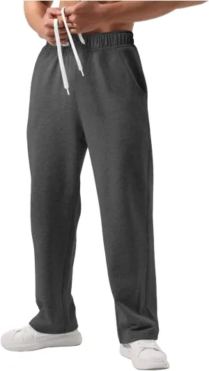 Men's Hiking Pants Cargo Pants Lightweight Stretch Joggers Casual Drawstring Pants Sweatpants Loose Fit with Pockets