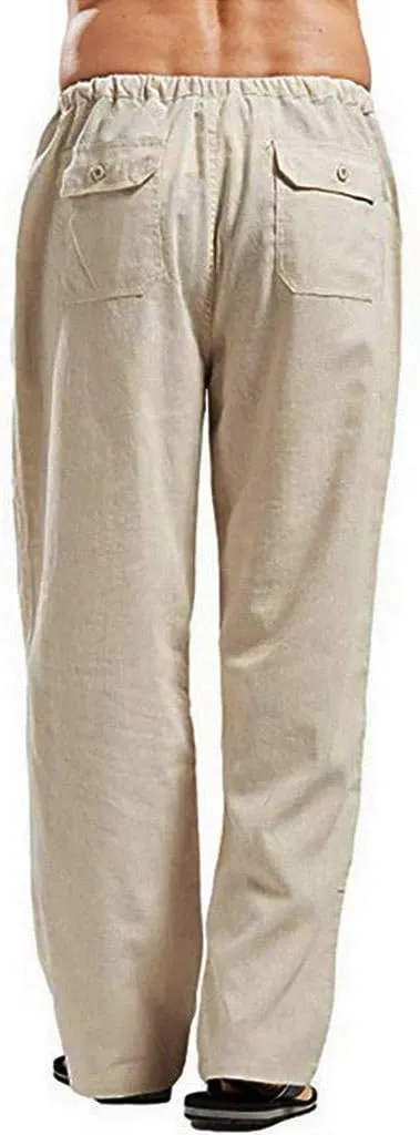 Men's Paisley Pants Cargo Jogger Oversized Cargo Pants for Men Linen Casual Trousers Men's Long John Thermal Pants