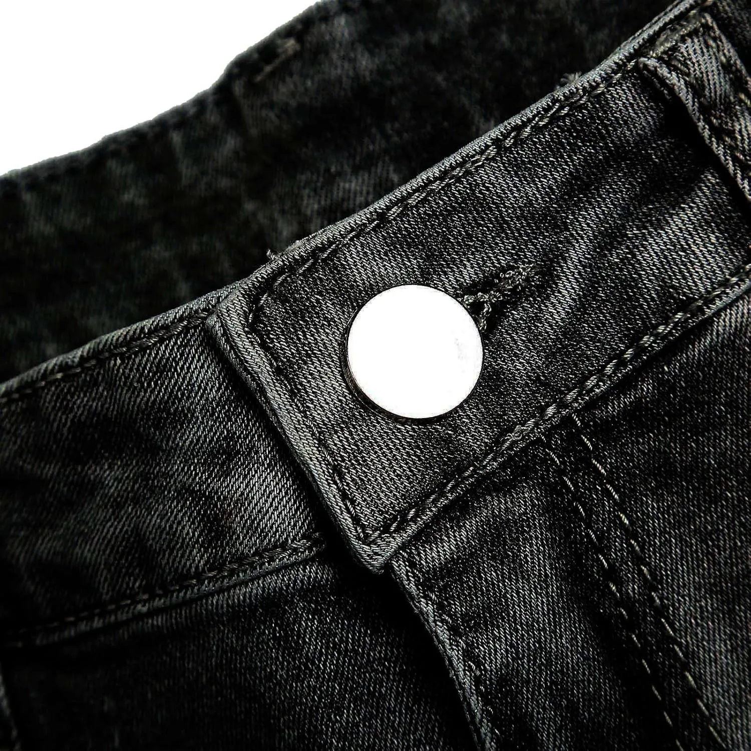 Mens Slim Fit Jeans Stretch Skinny Stretch Jean Fashion Flex Tapered Leg Denim Pants Casual Classic Plain Trousers