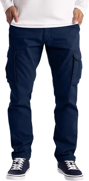 Men's Sweatpants Joggers with Pockets Baggy Elastic Drawstring Waist Baggy Trousers Lightweight Outdoor Workout Cargo Pants