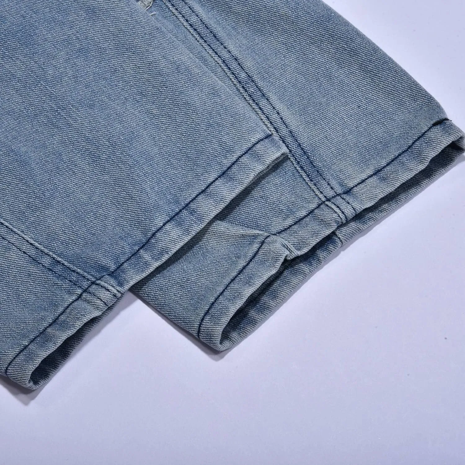 Men's Y2K Jeans Vintage Hip Hop Streetwear Baggy Denim Pants Loose Fit Straight Leg Embroidery Harajuku Denim Pants Trousers