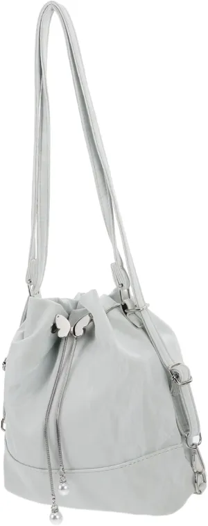 Mint Green Bucket Bag for Women Durable Sling Bag with Dual Shoulder Straps Stylish Everyday Use Purse for Fashionable Outings Capacity for Essentials