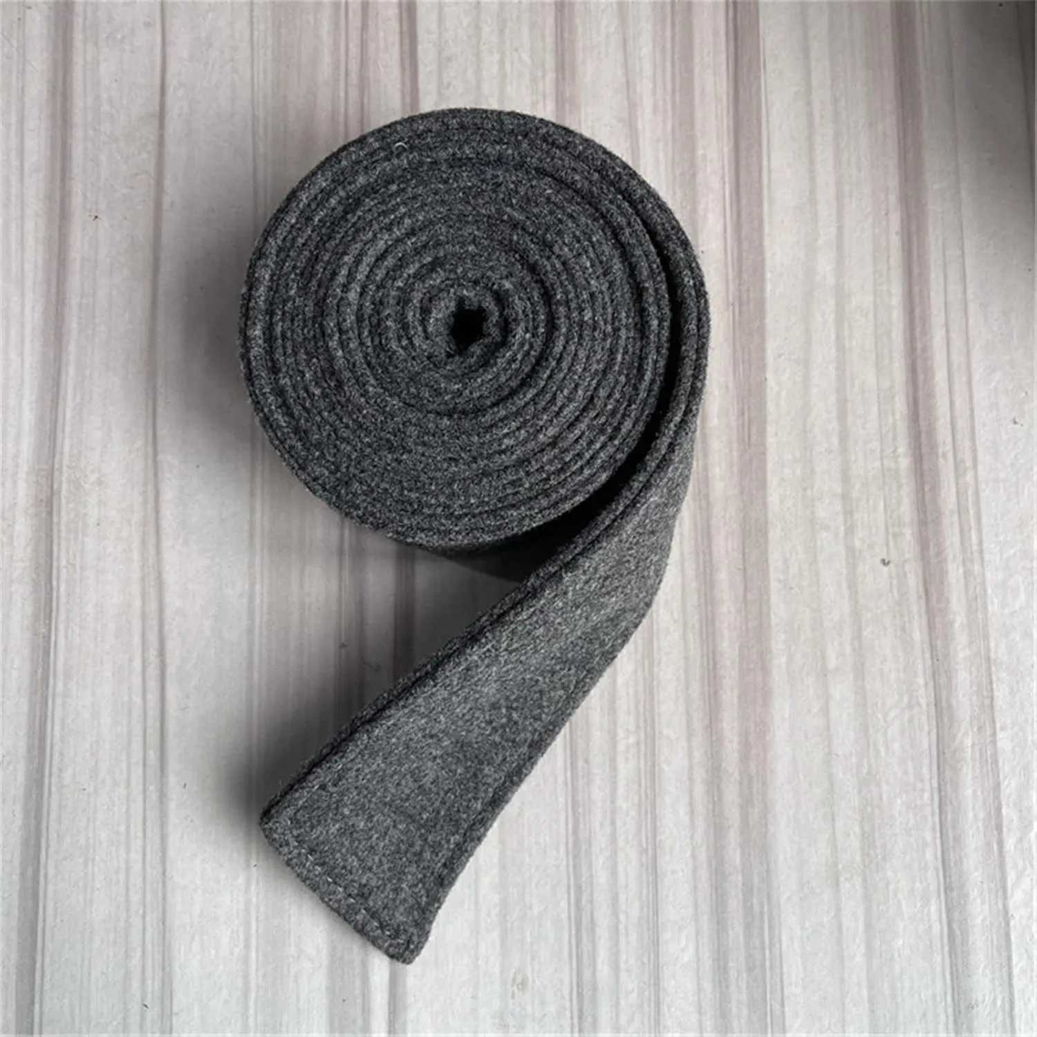 Muloo Unisex-Adults Woolen Cinch Belt, Approx. 180x5cm/ 70.87x1.97in, Brown, Solid, Tie Closure, Perfect for Daily Wear and Overcoats
