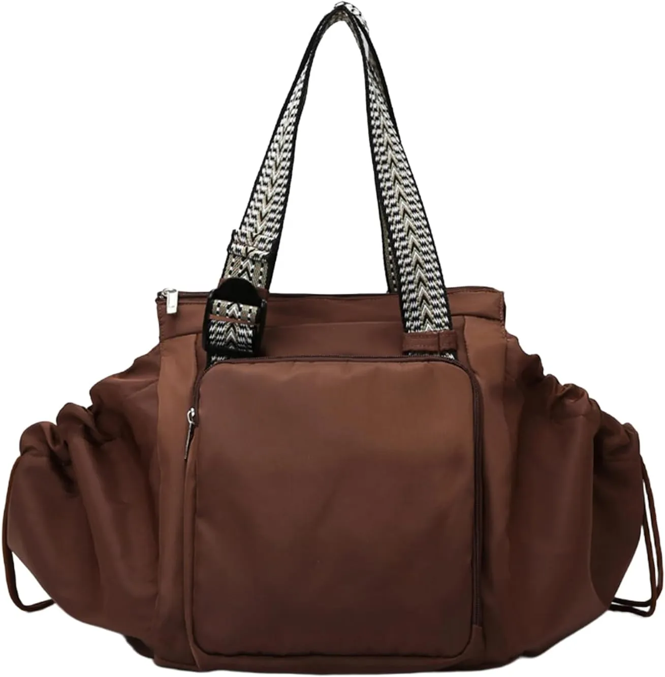 Multifunctional Travel Organizer Bag for Ladies - Doubles as a Stylish Backpack, Crossbody and Shoulder Bag, Boasts Great Storage Capacity (Dark Brown)