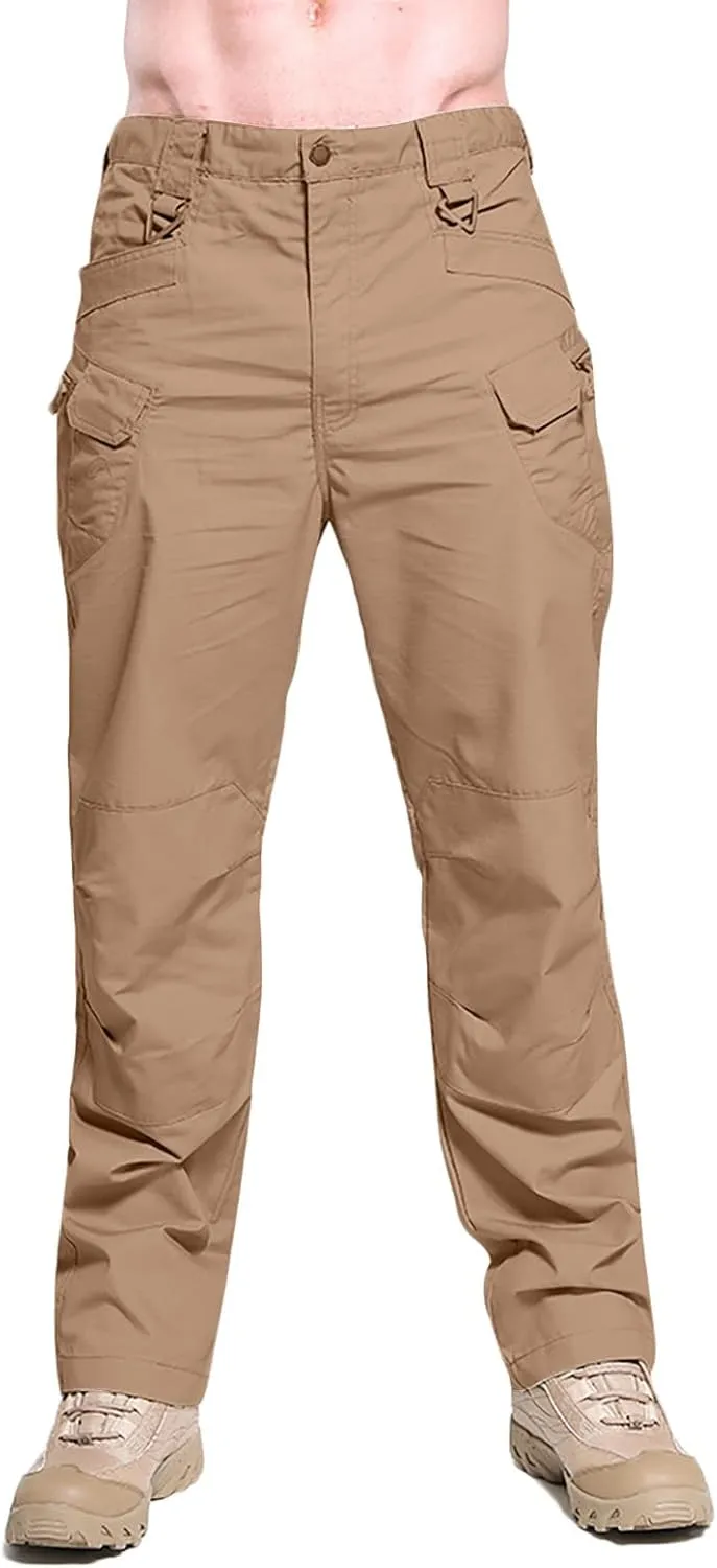 Muscularfit Cargo Pants Men Camouflage Buckle Zipper Straight Tooling Trousers Multi Pockets Causal Cotton Outdoor Sweatpant