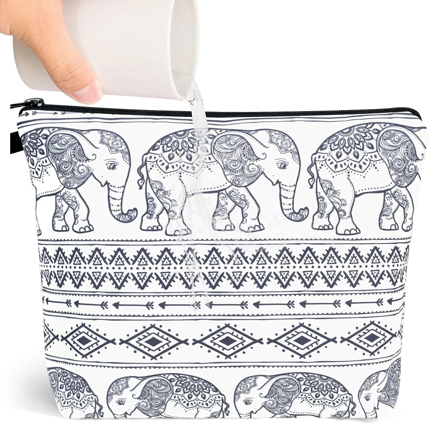 Noozion Large Makeup Bag Cosmetic Bag for Women Travel Bags Makeup Pouch for toiletries Water Resistant Girls Gift
