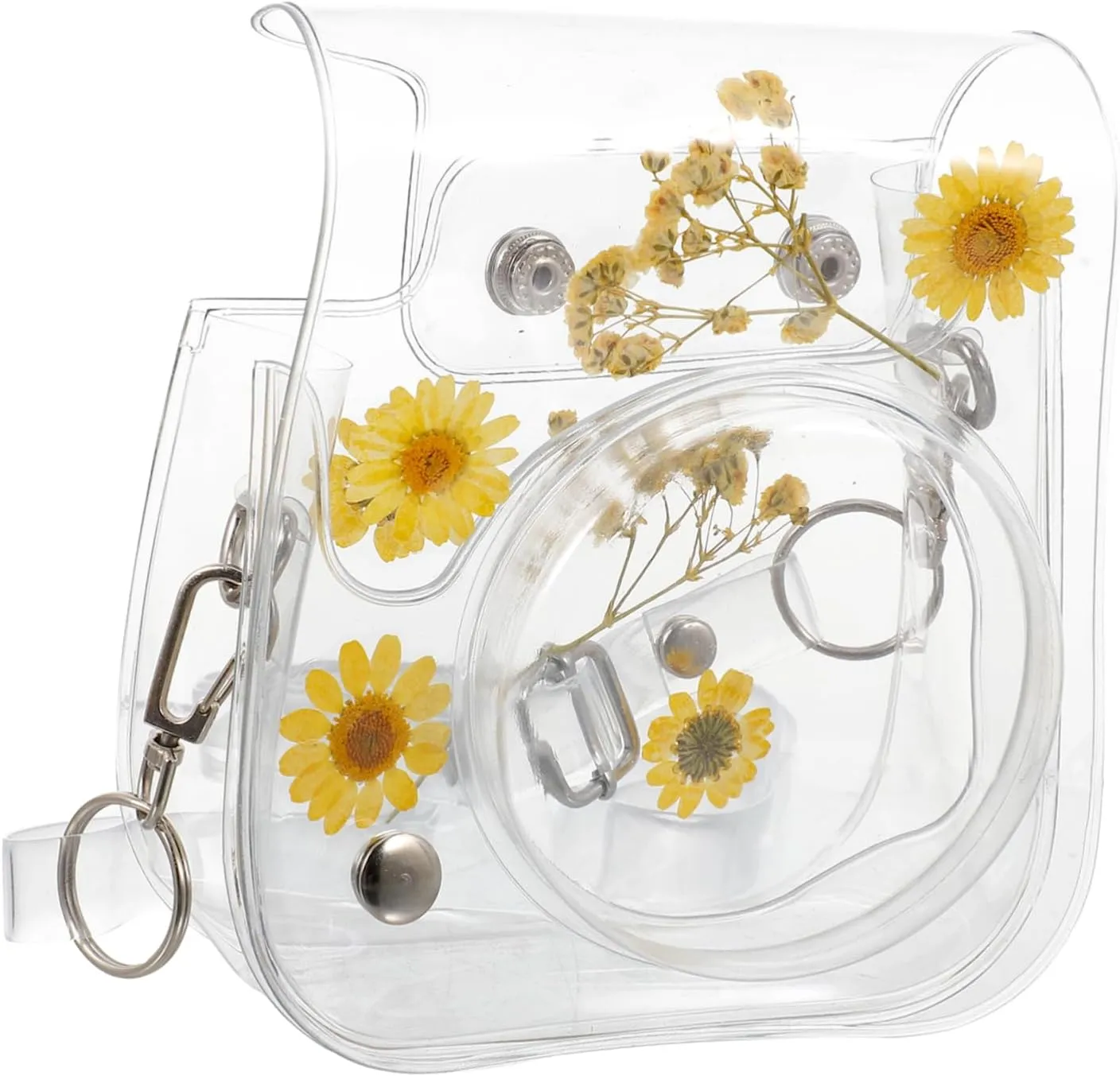 NUOBESTY Pvc Camera Bag for 11/9/8 Compact Camera Case Protective Case Floral Pattern