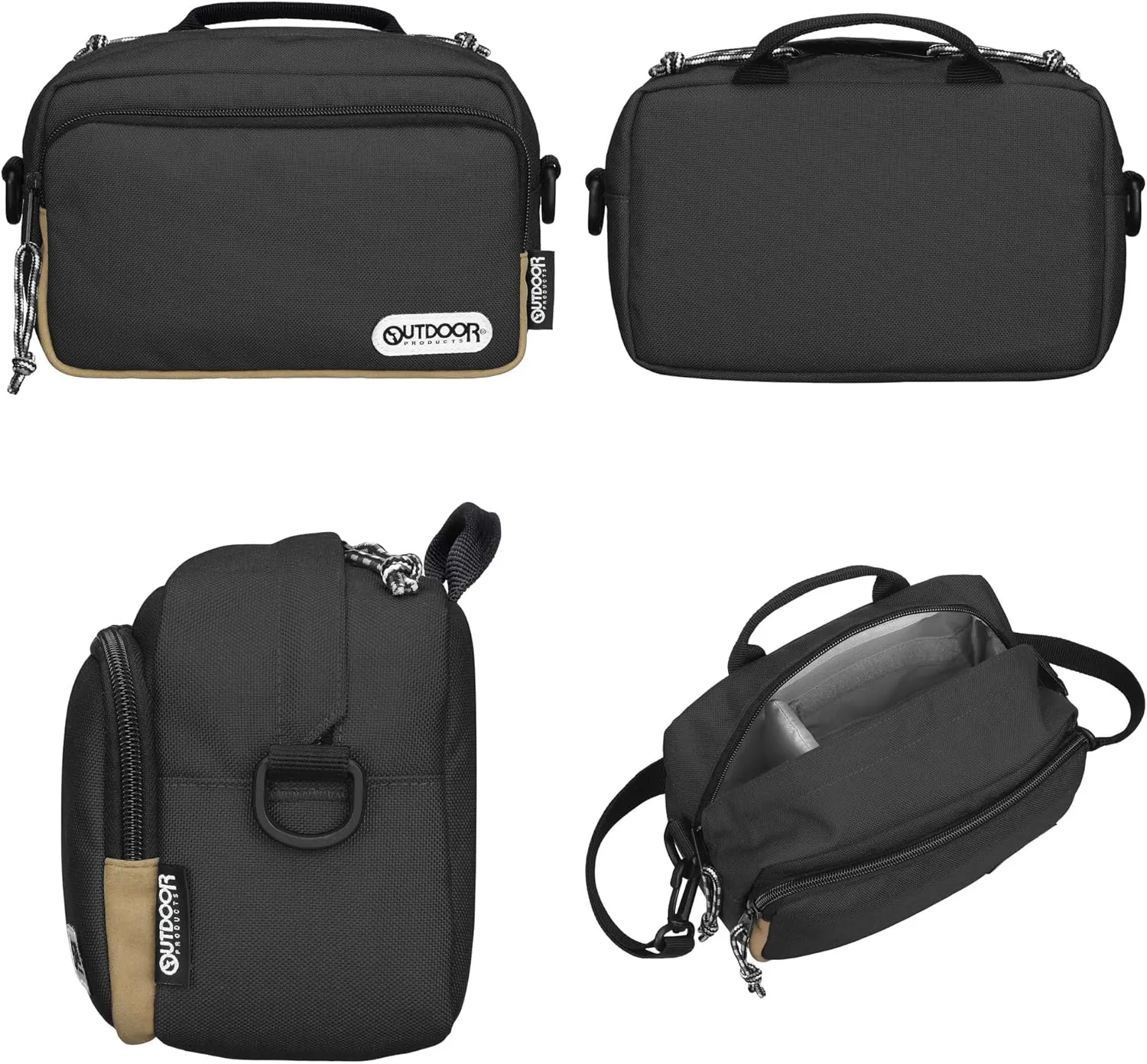 OUTDOOR PRODUCTS Camera Shoulder Bag 03 0.7 gal (2.5 L) Compact Bag Can Be Used As Inner Bag