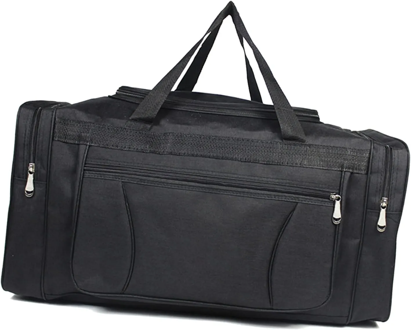 Oxford Waterproof Travel Bag, Travel Garment Bag Multi Pockets Oxford Fabric Travel Bag for Gentlemen(Black)