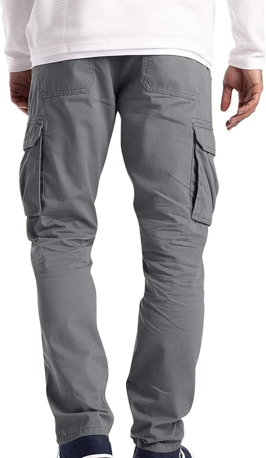 Pants for Men Cargo Pants Sports Casual Jogging Trousers Lightweight Hiking Work Pants Outdoor Pant