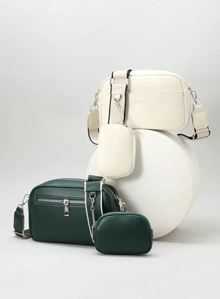 Pure Color Bag for Women Bag with Coin Purse Stylish Shoulder Bag Crossbody Bags for Women leather Shoulder bag Satchel