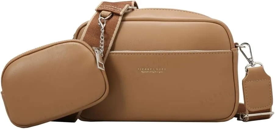 Pure Color Bag for Women Bag with Coin Purse Stylish Shoulder Bag Crossbody Bags for Women leather Shoulder bag Satchel