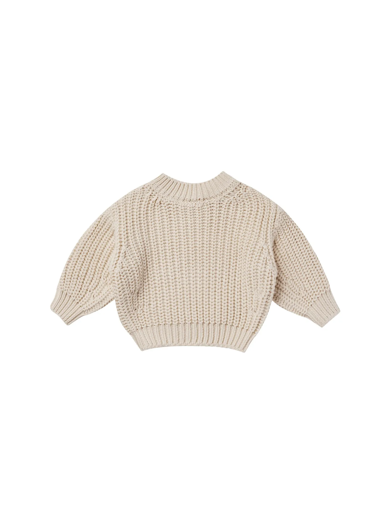 Quincy Mae Natural Knit Chunky Sweater   Bloomer Set