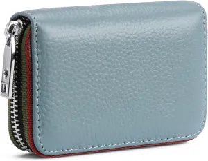 SENDEFN Leather Wallet Women RFID Blocking Small Wallet for Women Credit Card Holder Compact Wallets
