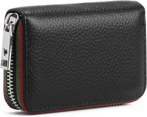 SENDEFN Leather Wallet Women RFID Blocking Small Wallet for Women Credit Card Holder Compact Wallets