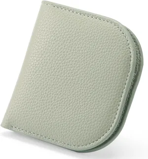 SENDEFN Small Wallet for Women RFID Blocking Card Holder Slim Bifold Compact Wallets With Zipper Coin Pocket