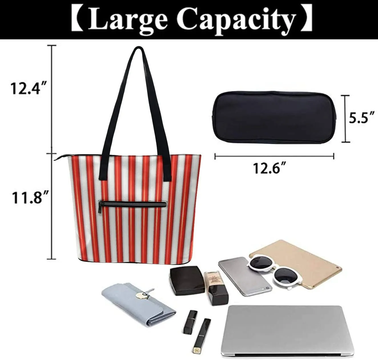 Shoulder Bag Women Satchel Bag Stylish PU Leather Tote Handbag for Women Shopping Bag Fashion Bag PU Leather Bag