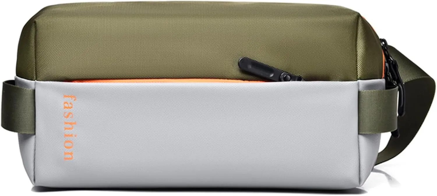 Sling Bag Compact EDC Crossbody Personal Pocket Chest Bag Minimalist Shoulder Backpack Lightweight Casual Fanny Pack for Tactical, Travel, Work, Gym, Sport