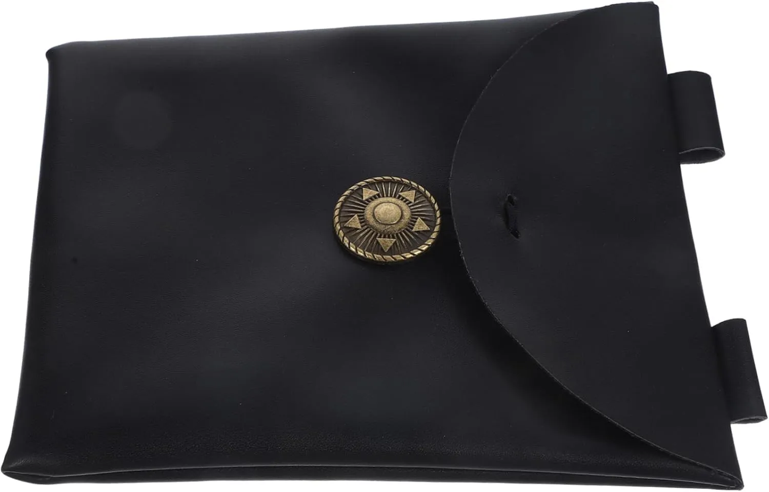 SOIMISS Renaissance Purse Cosplay Fanny Pack Medieval Style Waist Pack Faux Leather Pouch Compact for Id Keys Black