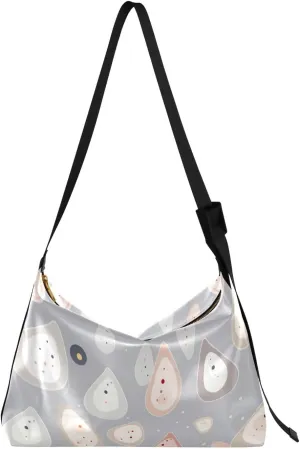 Speckle Crossbody Bag for Women Men with Adjustable Strap PU Leather Shoulder Hobo Purse Bag 20853502