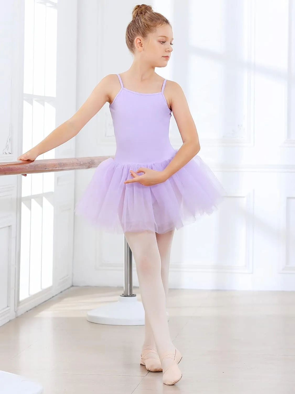 Stelle Toddler Ballet Leotards for Girls,Dance Leotard for Girls,Camisole Toddler Ballet Outfit for Studio Outdoor Daily Wear